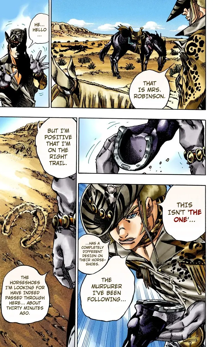 JoJo's Bizarre Adventure Steel Ball Run Colored Manga — Chapter 14 — Page 30