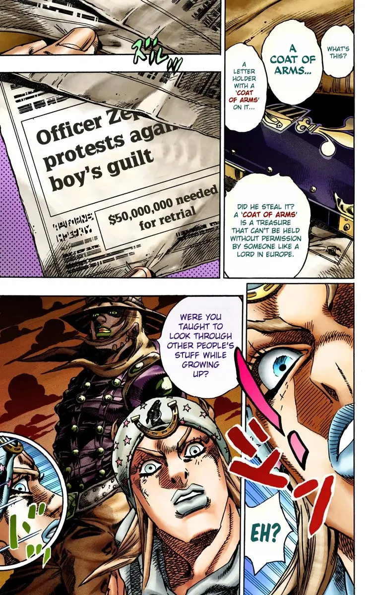 JoJo's Bizarre Adventure Steel Ball Run Colored Manga β Chapter 15 β Page 12
