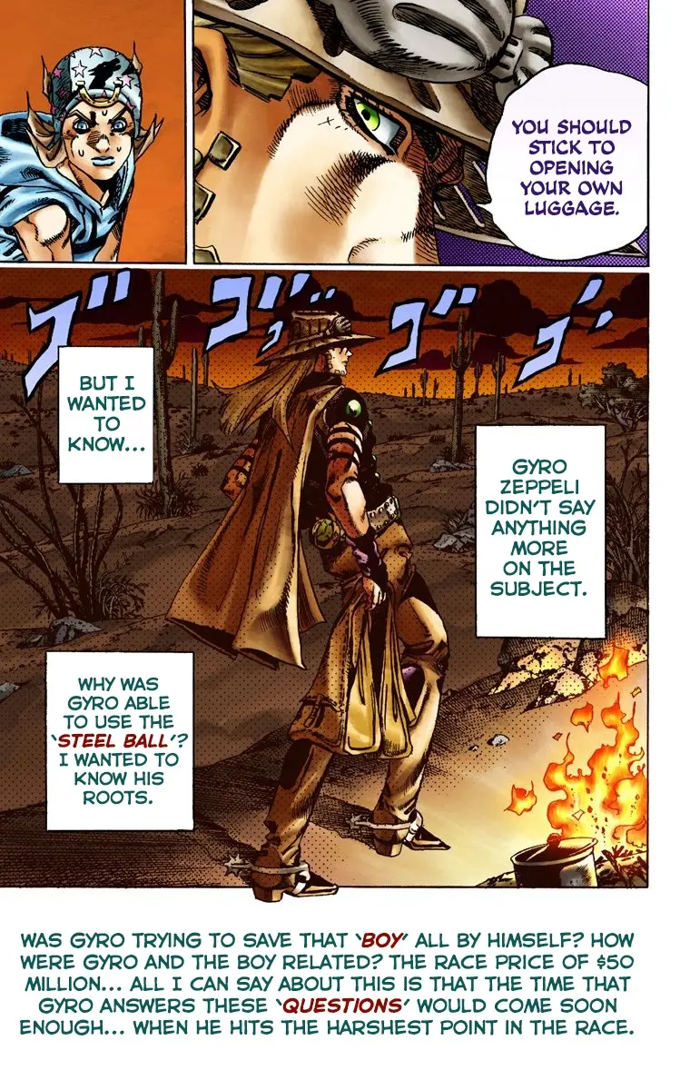 JoJo's Bizarre Adventure Steel Ball Run Colored Manga β Chapter 15 β Page 14
