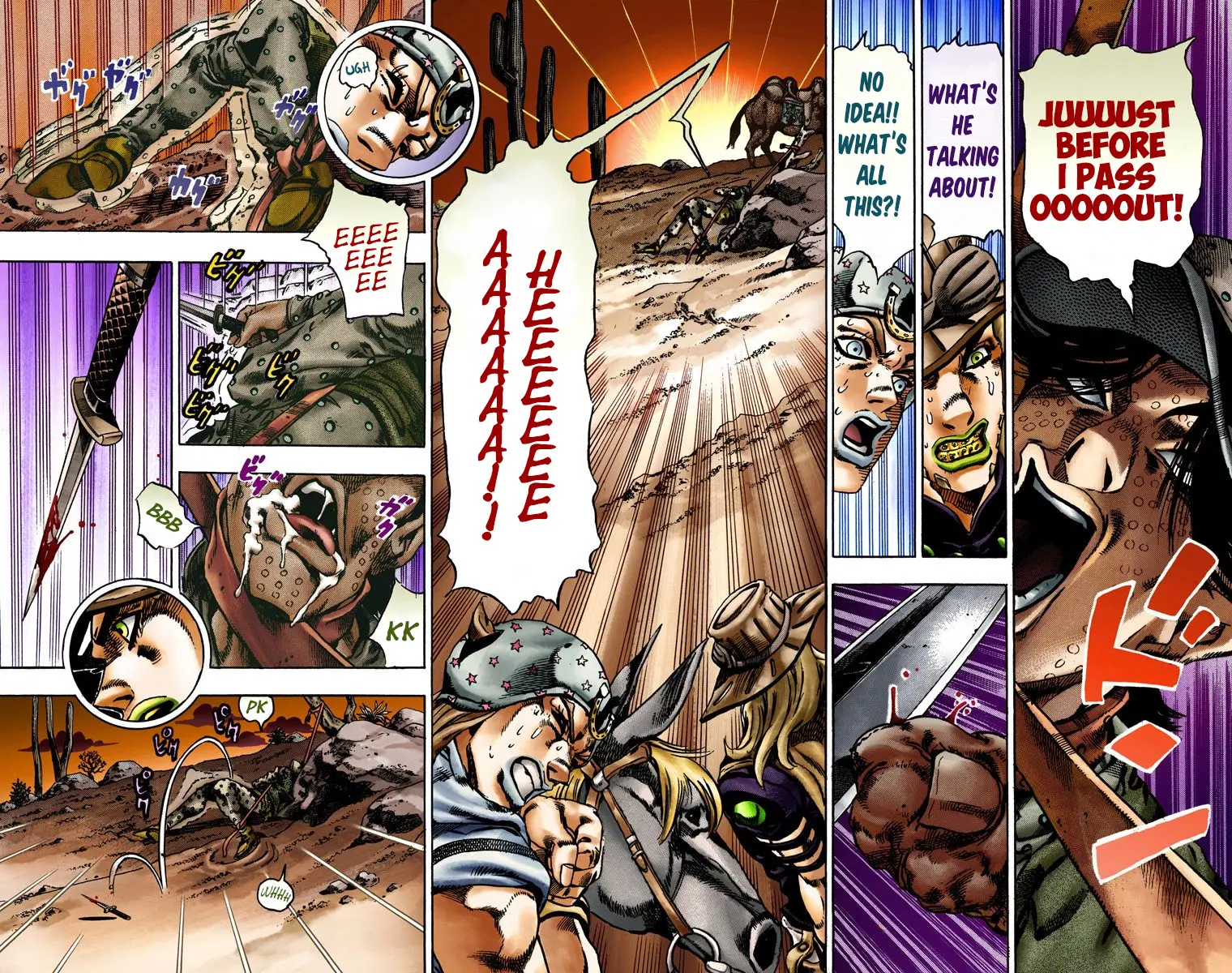 JoJo's Bizarre Adventure Steel Ball Run Colored Manga β Chapter 15 β Page 21