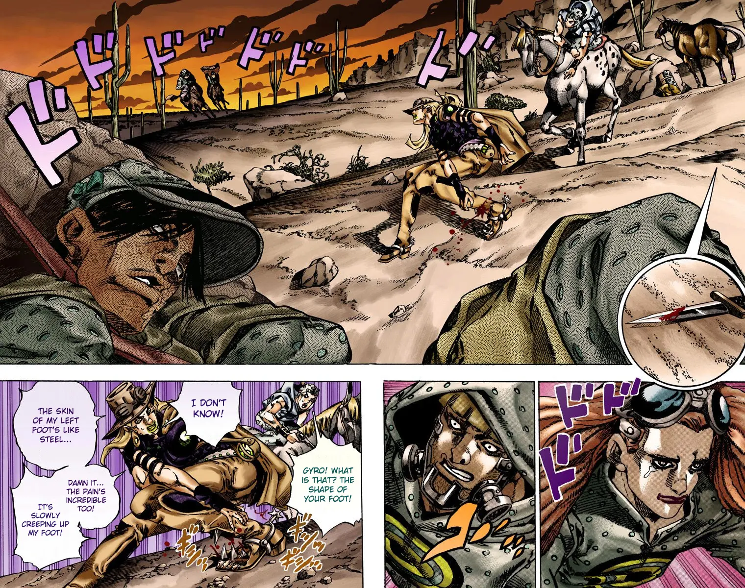 JoJo's Bizarre Adventure Steel Ball Run Colored Manga β Chapter 16 β Page 3