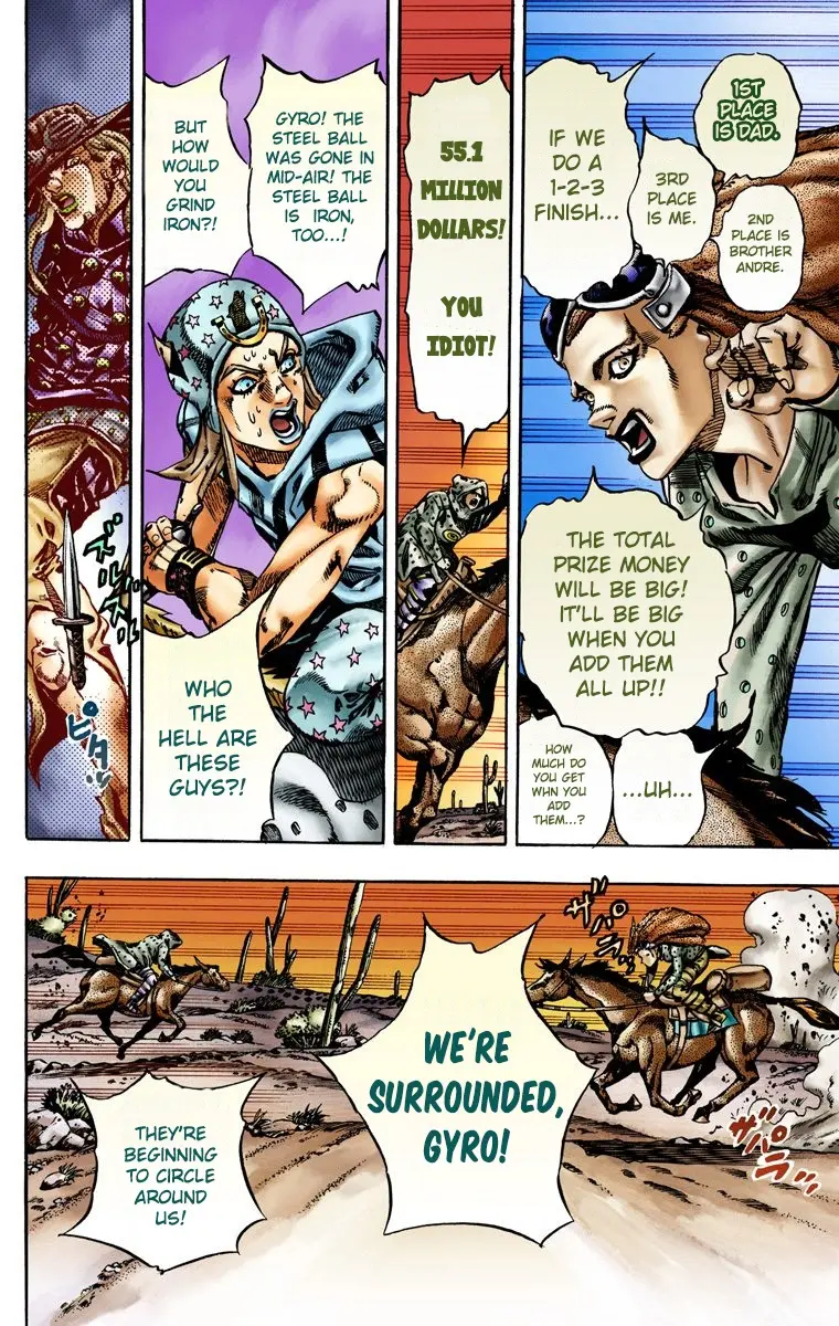 JoJo's Bizarre Adventure Steel Ball Run Colored Manga β Chapter 16 β Page 15