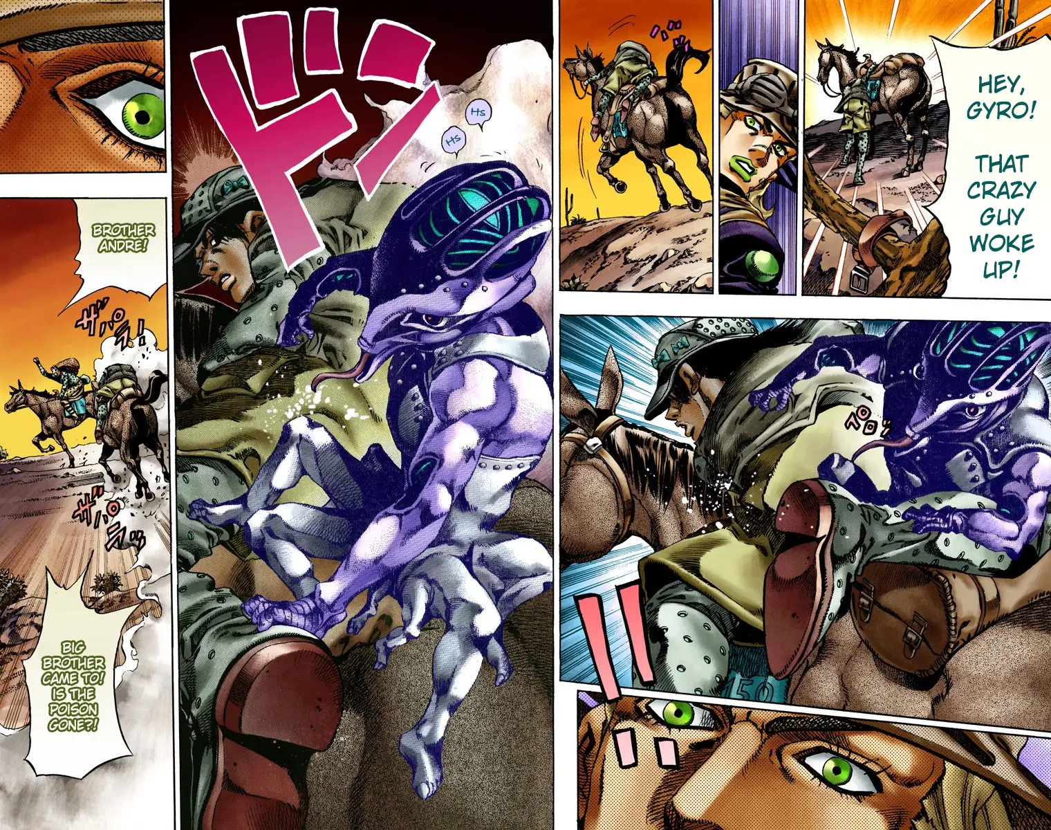 JoJo's Bizarre Adventure Steel Ball Run Colored Manga β Chapter 16 β Page 17