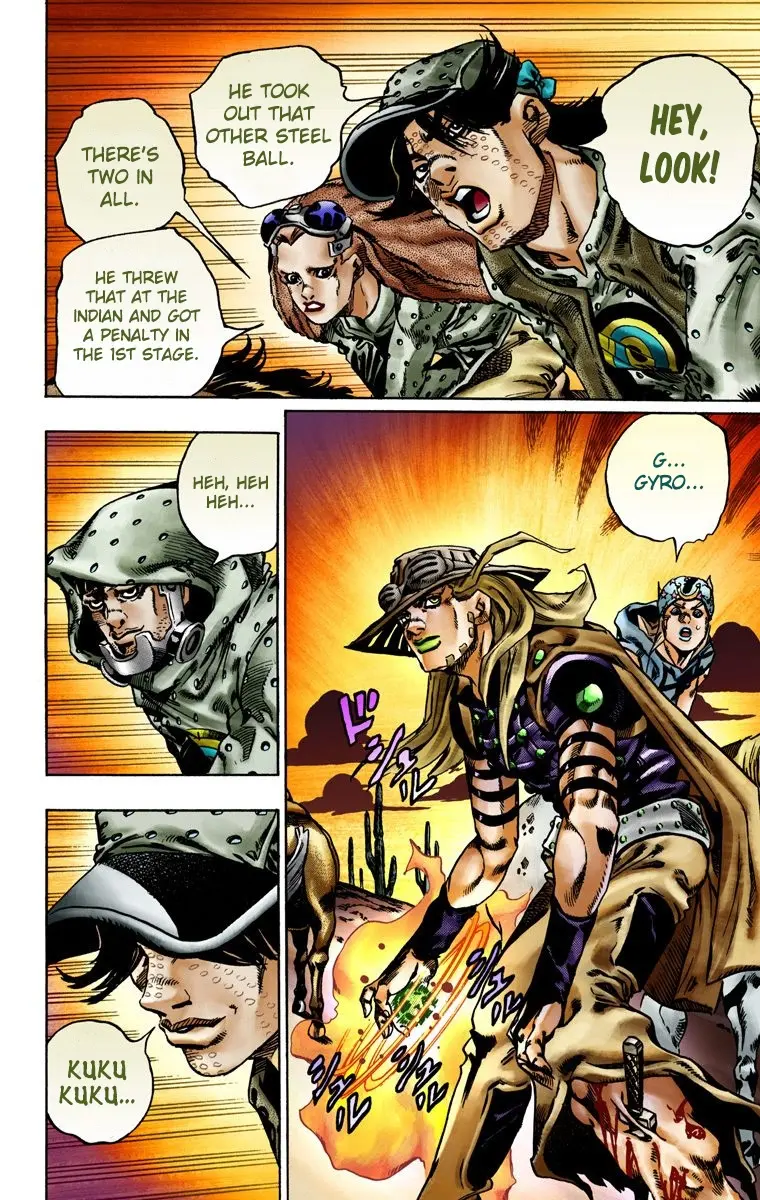 JoJo's Bizarre Adventure Steel Ball Run Colored Manga β Chapter 16 β Page 22