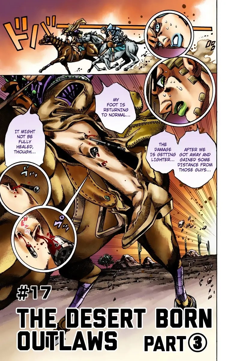 JoJo's Bizarre Adventure Steel Ball Run Colored Manga — Chapter 17 — Page 2