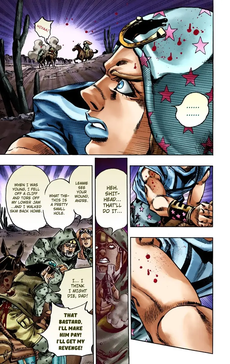 JoJo's Bizarre Adventure Steel Ball Run Colored Manga — Chapter 17 — Page 7