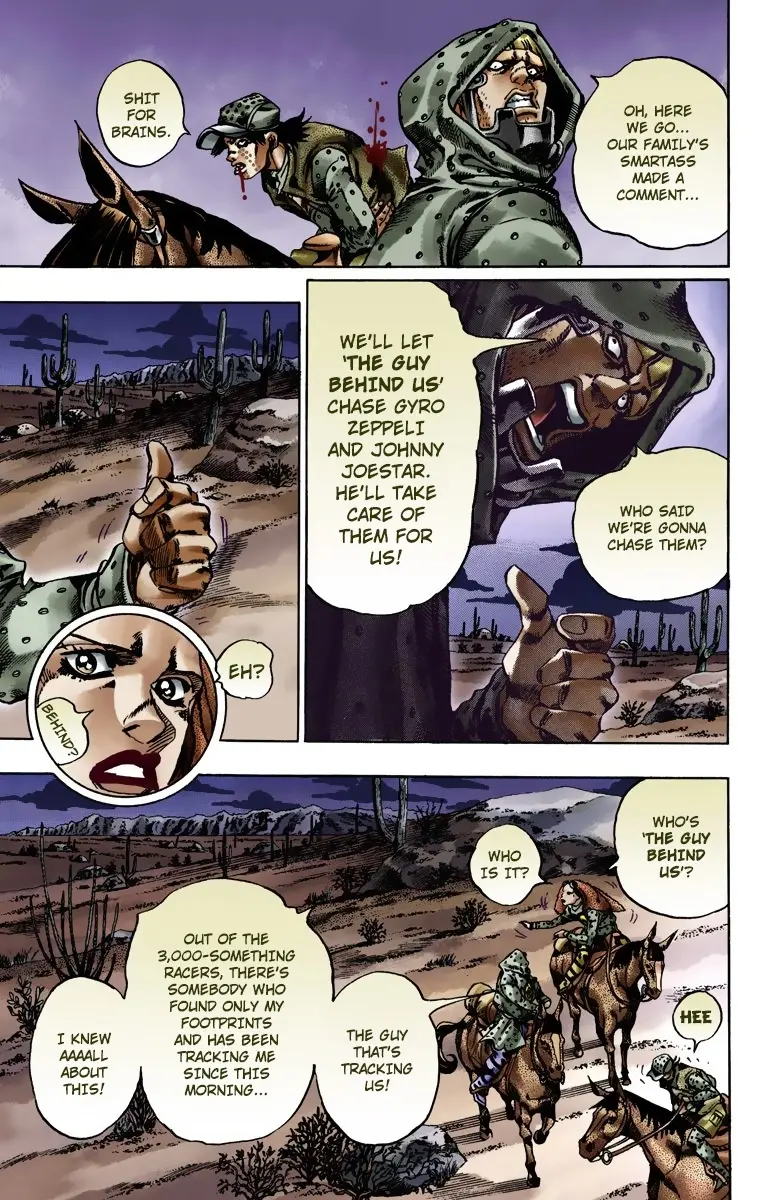 JoJo's Bizarre Adventure Steel Ball Run Colored Manga — Chapter 17 — Page 9