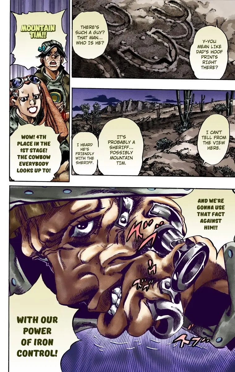 JoJo's Bizarre Adventure Steel Ball Run Colored Manga — Chapter 17 — Page 10