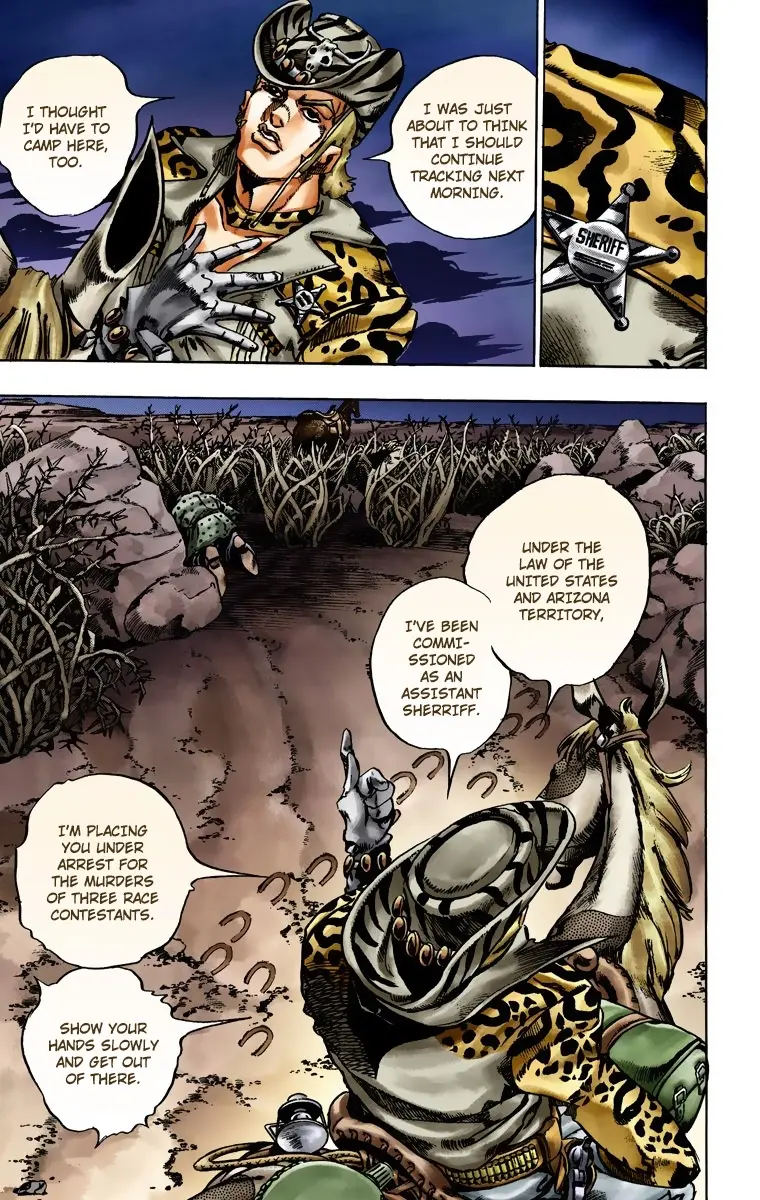 JoJo's Bizarre Adventure Steel Ball Run Colored Manga — Chapter 17 — Page 14