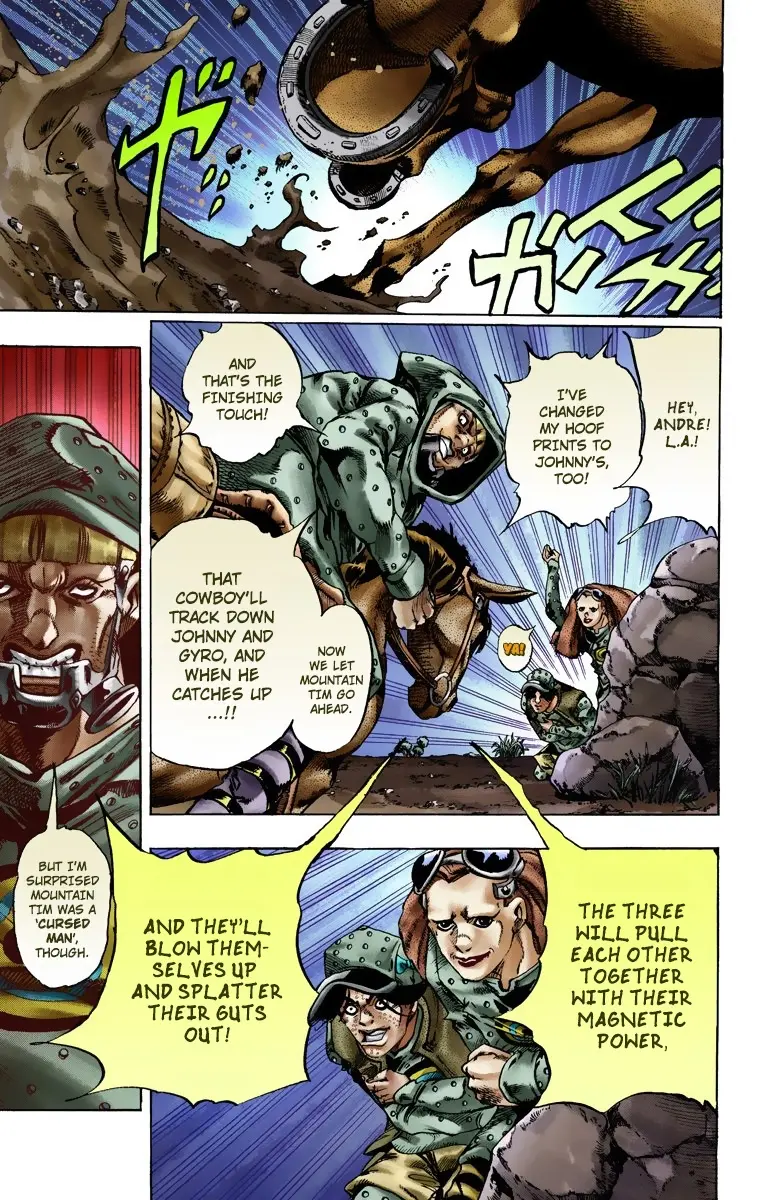 JoJo's Bizarre Adventure Steel Ball Run Colored Manga — Chapter 17 — Page 30