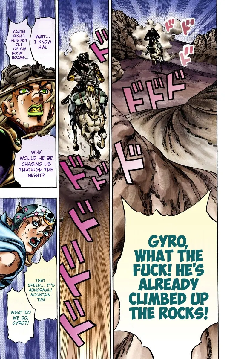 JoJo's Bizarre Adventure Steel Ball Run Colored Manga — Chapter 18 — Page 6