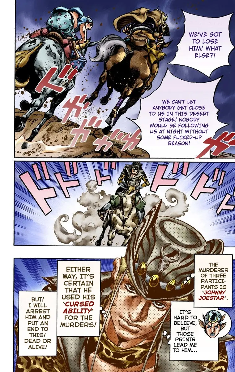 JoJo's Bizarre Adventure Steel Ball Run Colored Manga — Chapter 18 — Page 7