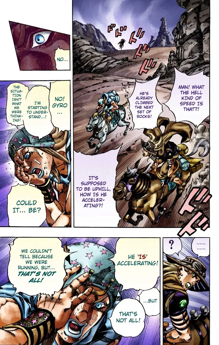 JoJo's Bizarre Adventure Steel Ball Run Colored Manga — Chapter 18 — Page 8