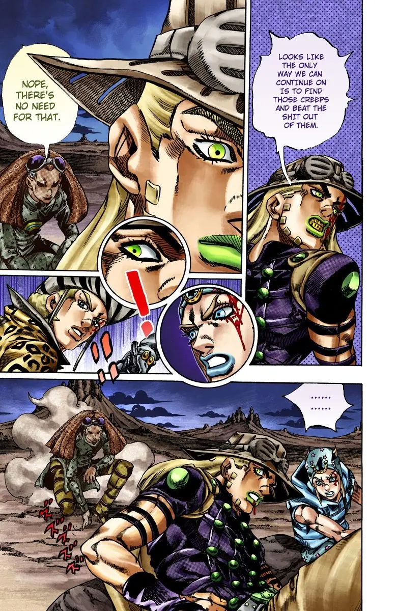 JoJo's Bizarre Adventure Steel Ball Run Colored Manga — Chapter 19 — Page 8