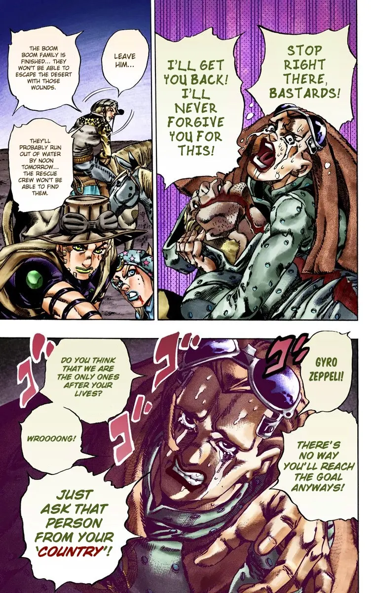 JoJo's Bizarre Adventure Steel Ball Run Colored Manga — Chapter 20 — Page 9