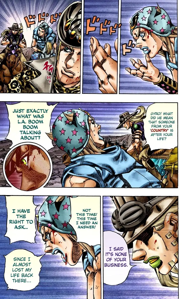 JoJo's Bizarre Adventure Steel Ball Run Colored Manga — Chapter 20 — Page 13