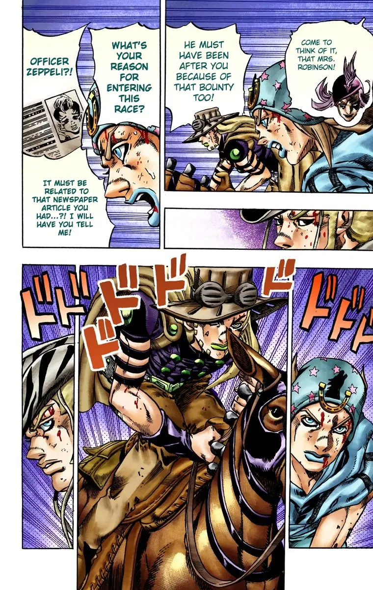 JoJo's Bizarre Adventure Steel Ball Run Colored Manga — Chapter 20 — Page 14