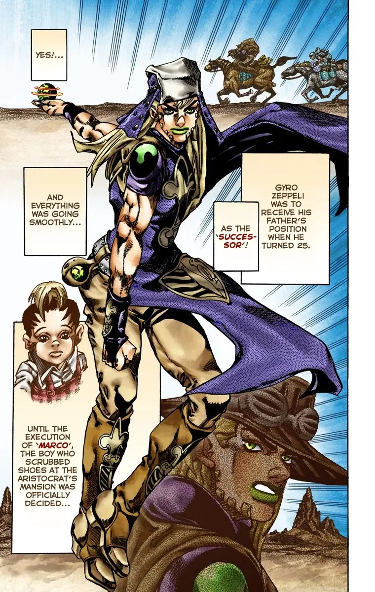 JoJo's Bizarre Adventure Steel Ball Run Colored Manga — Chapter 20 — Page 31