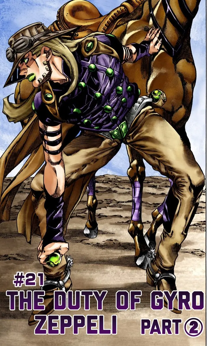 JoJo's Bizarre Adventure Steel Ball Run Colored Manga — Chapter 21 — Page 2