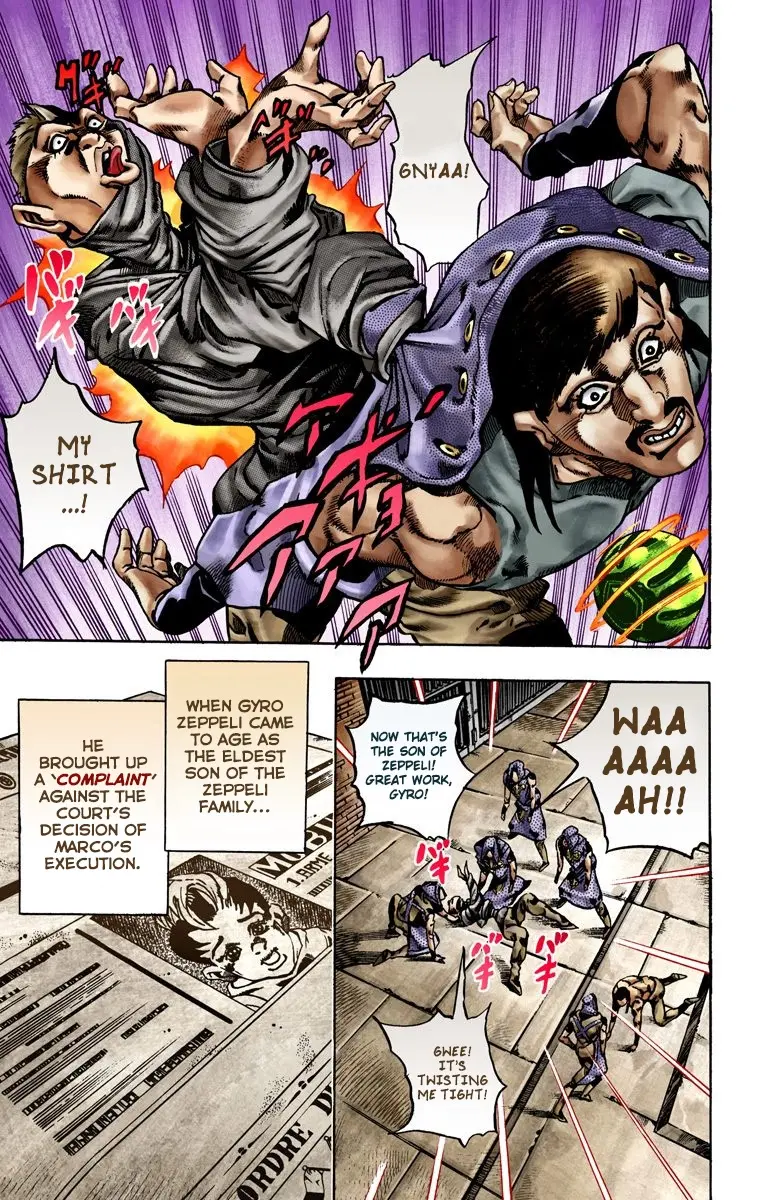 JoJo's Bizarre Adventure Steel Ball Run Colored Manga — Chapter 21 — Page 8