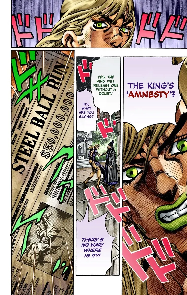 JoJo's Bizarre Adventure Steel Ball Run Colored Manga — Chapter 21 — Page 15