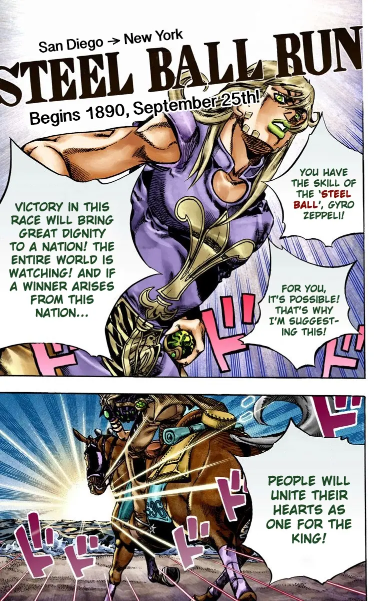 JoJo's Bizarre Adventure Steel Ball Run Colored Manga — Chapter 21 — Page 16
