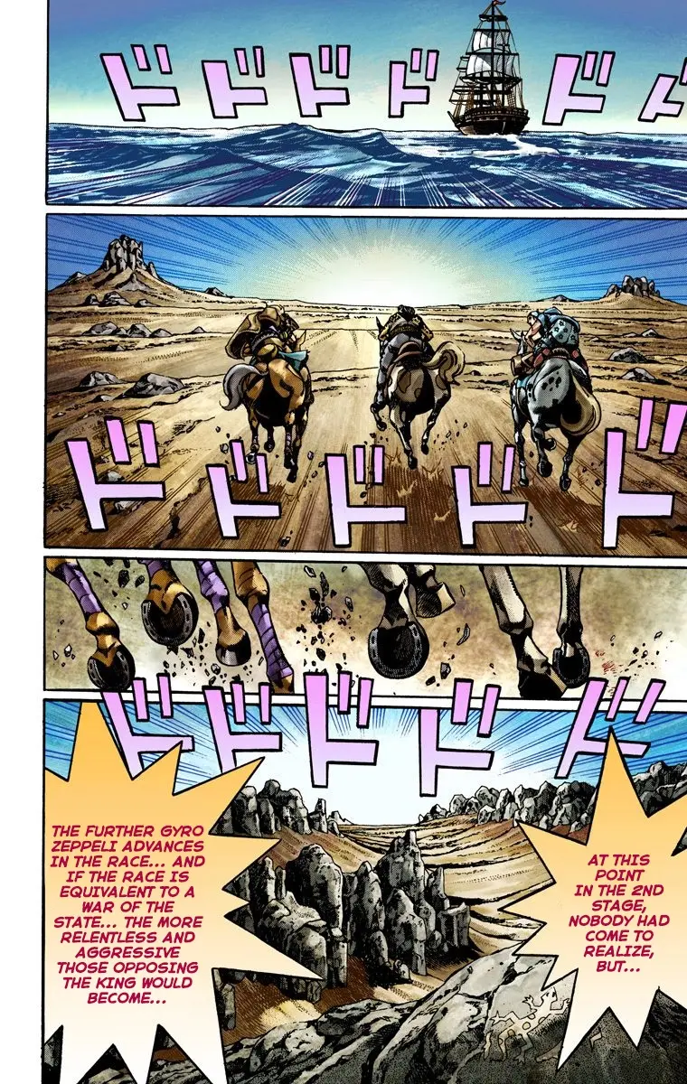 JoJo's Bizarre Adventure Steel Ball Run Colored Manga — Chapter 21 — Page 17