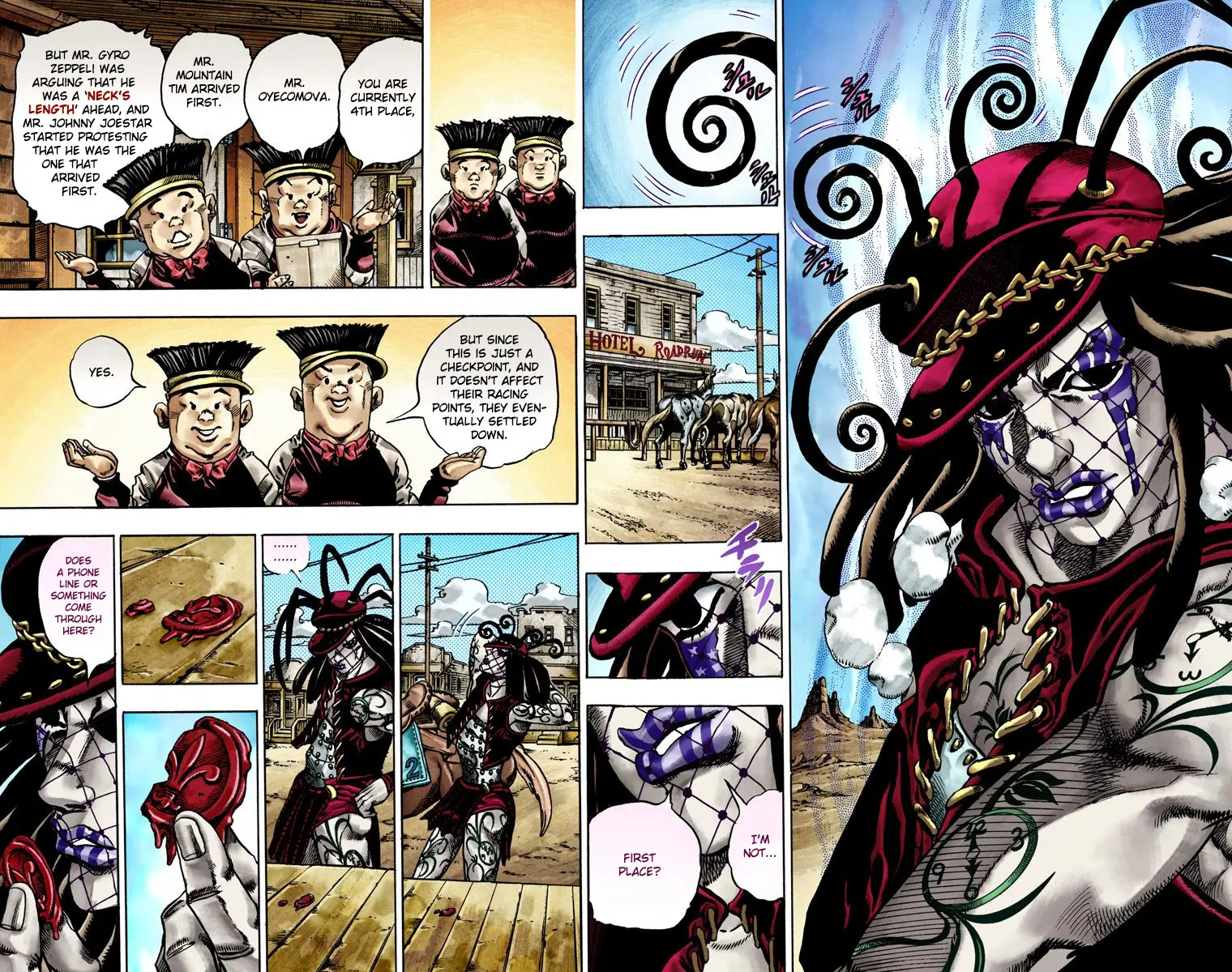 JoJo's Bizarre Adventure Steel Ball Run Colored Manga — Chapter 21 — Page 20