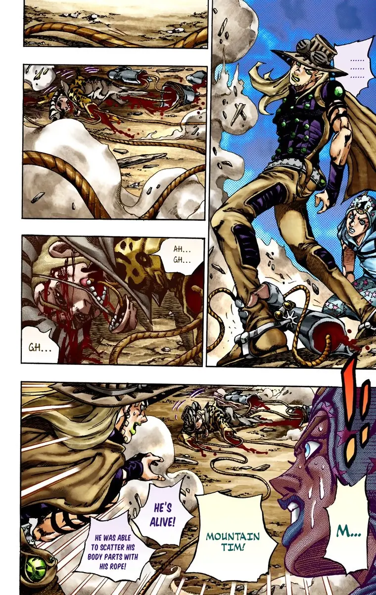 JoJo's Bizarre Adventure Steel Ball Run Colored Manga β Chapter 22 β Page 6
