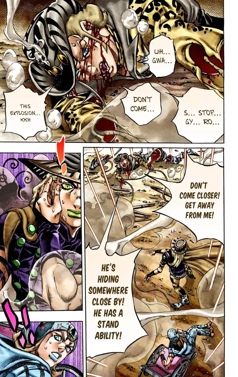JoJo's Bizarre Adventure Steel Ball Run Colored Manga β Chapter 22 β Page 7