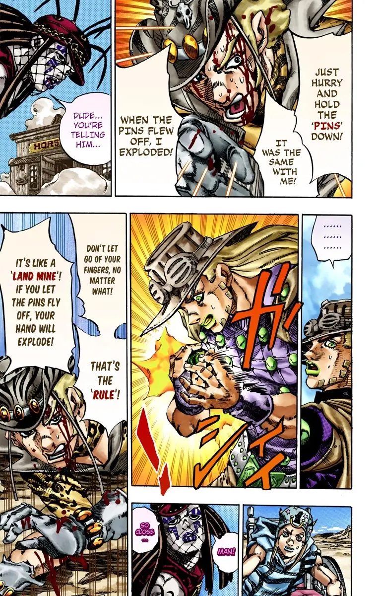 JoJo's Bizarre Adventure Steel Ball Run Colored Manga β Chapter 22 β Page 13