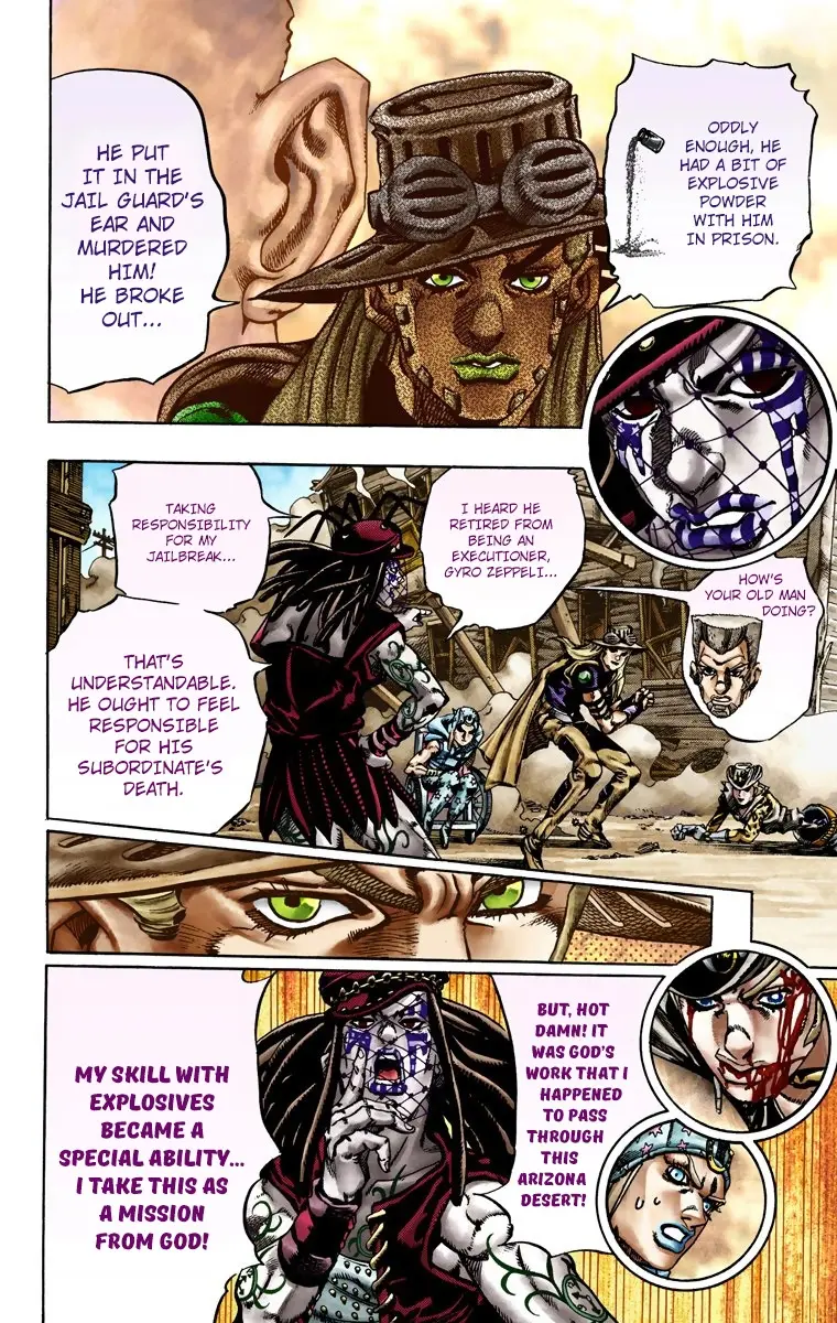 JoJo's Bizarre Adventure Steel Ball Run Colored Manga β Chapter 22 β Page 16