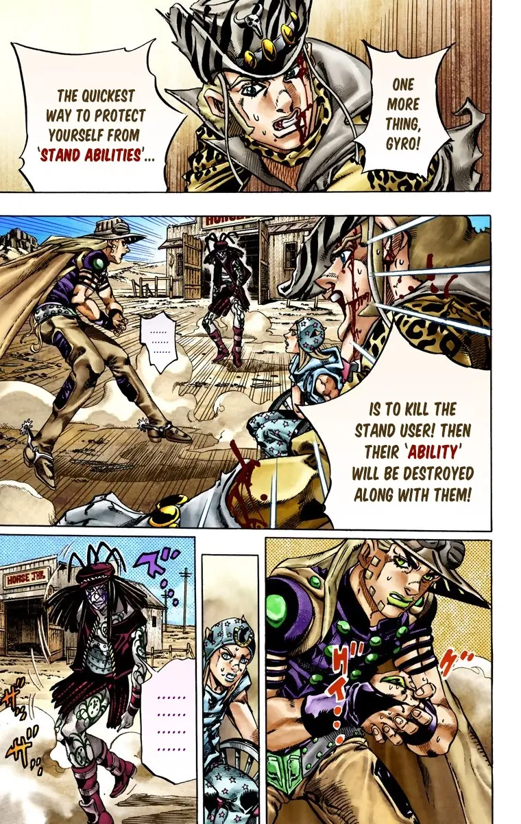 JoJo's Bizarre Adventure Steel Ball Run Colored Manga β Chapter 22 β Page 17
