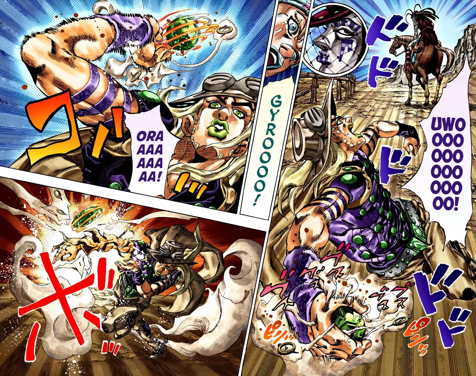 JoJo's Bizarre Adventure Steel Ball Run Colored Manga β Chapter 22 β Page 32
