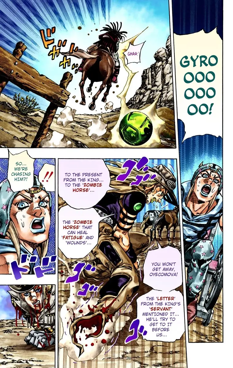 JoJo's Bizarre Adventure Steel Ball Run Colored Manga β Chapter 22 β Page 35