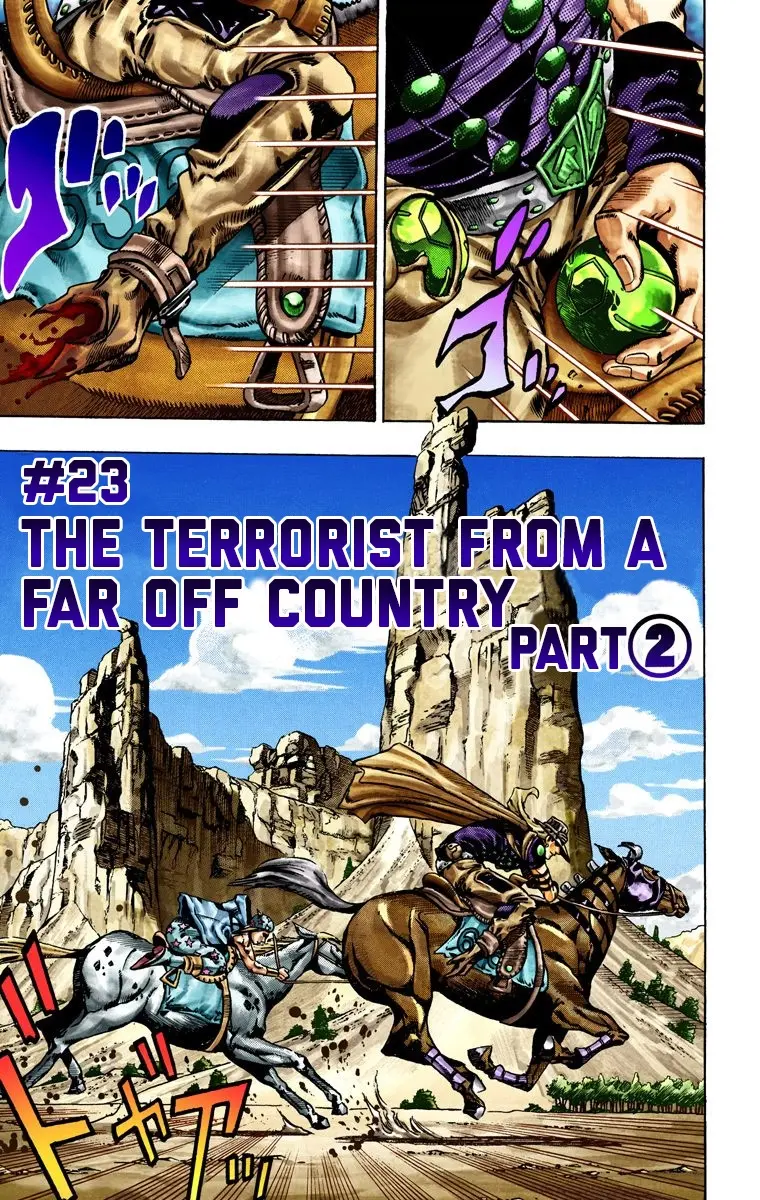 JoJo's Bizarre Adventure Steel Ball Run Colored Manga β Chapter 23 β Page 2