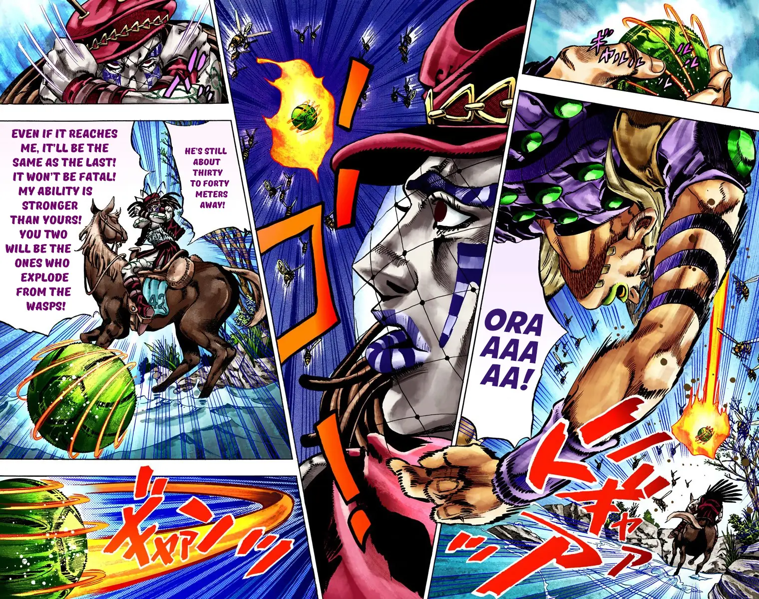 JoJo's Bizarre Adventure Steel Ball Run Colored Manga β Chapter 23 β Page 16