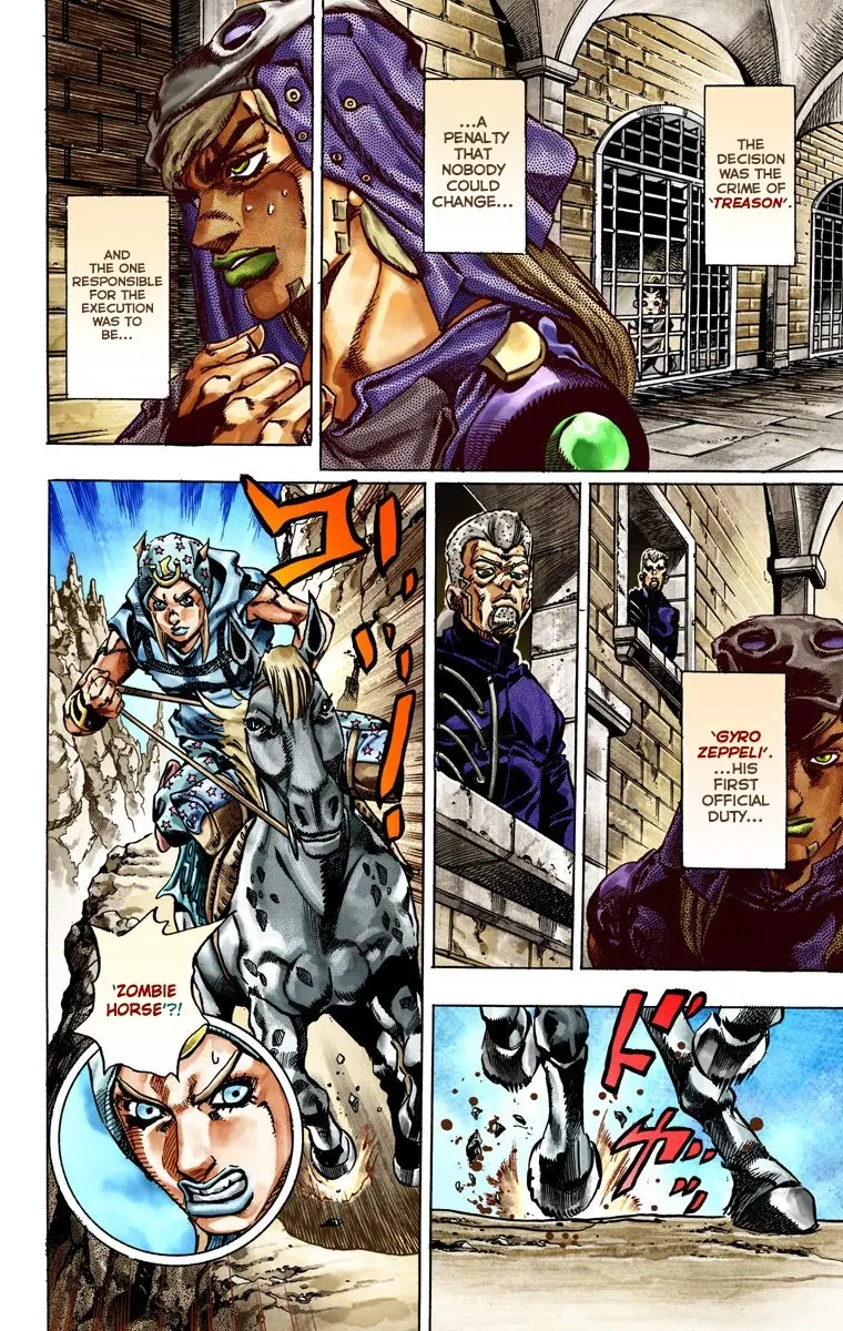 JoJo's Bizarre Adventure Steel Ball Run Colored Manga — Chapter 24 — Page 18