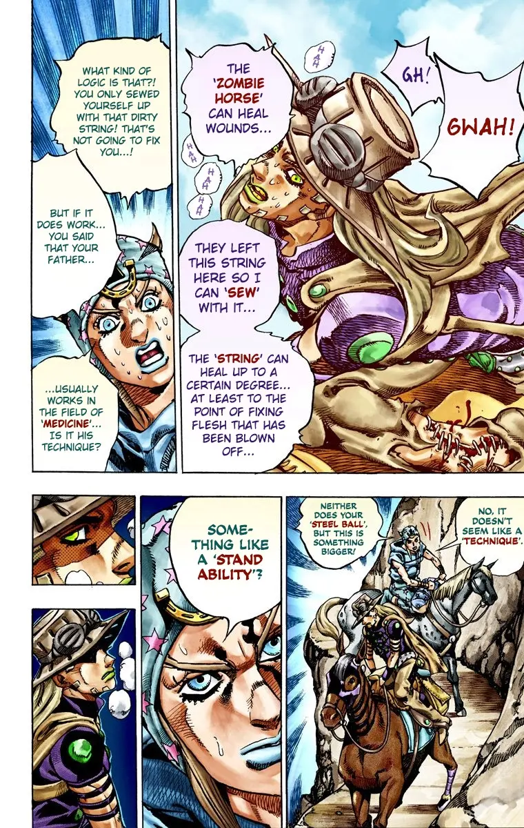 JoJo's Bizarre Adventure Steel Ball Run Colored Manga — Chapter 24 — Page 22