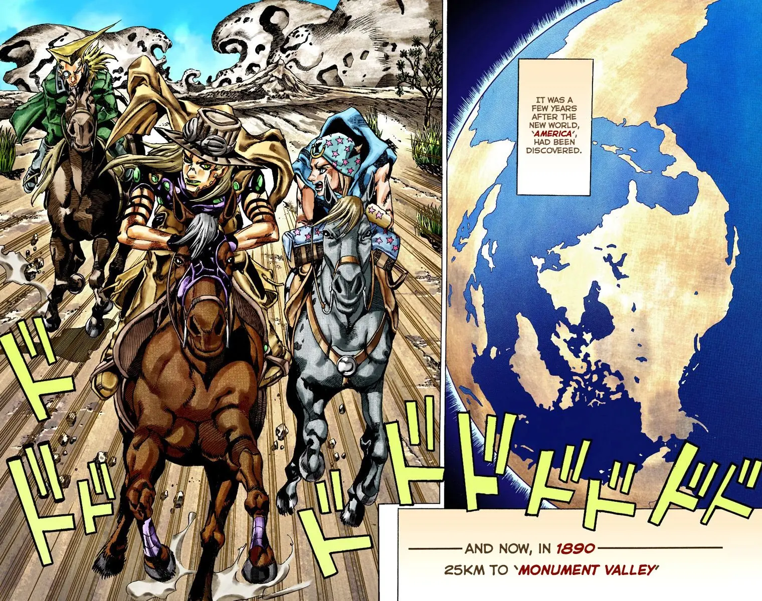 JoJo's Bizarre Adventure Steel Ball Run Colored Manga — Chapter 25 — Page 6