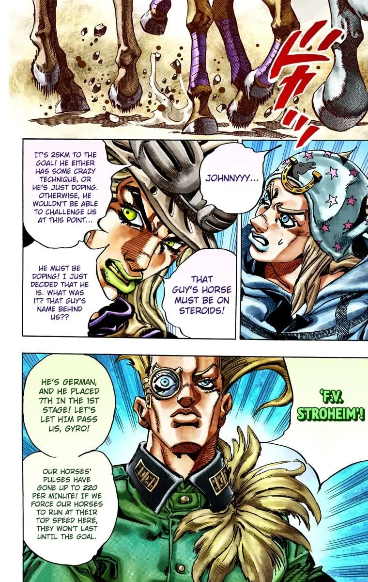 JoJo's Bizarre Adventure Steel Ball Run Colored Manga — Chapter 25 — Page 7
