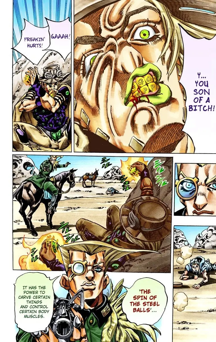 JoJo's Bizarre Adventure Steel Ball Run Colored Manga — Chapter 25 — Page 12