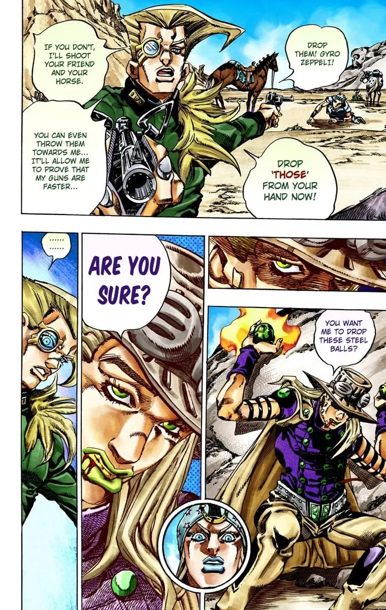 JoJo's Bizarre Adventure Steel Ball Run Colored Manga — Chapter 25 — Page 14