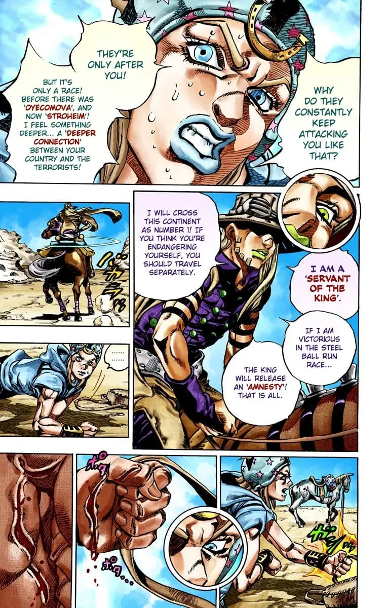JoJo's Bizarre Adventure Steel Ball Run Colored Manga — Chapter 25 — Page 19