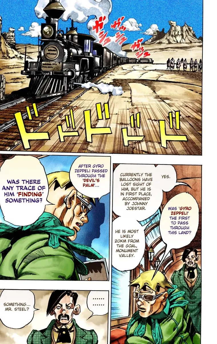 JoJo's Bizarre Adventure Steel Ball Run Colored Manga — Chapter 25 — Page 28