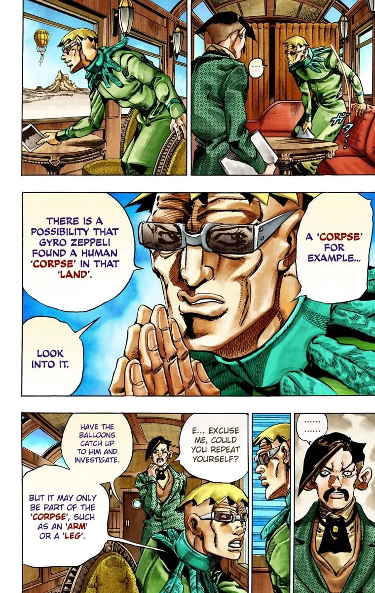 JoJo's Bizarre Adventure Steel Ball Run Colored Manga — Chapter 25 — Page 29