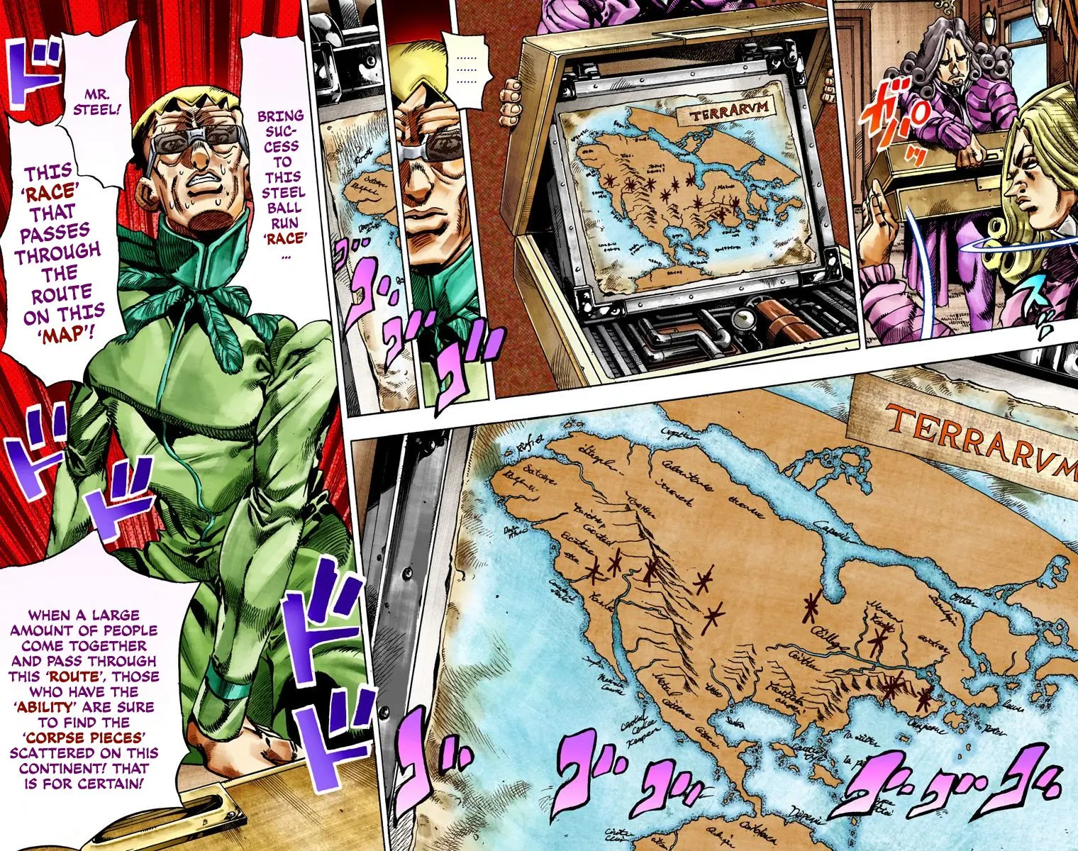 JoJo's Bizarre Adventure Steel Ball Run Colored Manga — Chapter 25 — Page 35