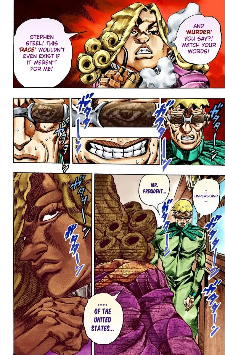 JoJo's Bizarre Adventure Steel Ball Run Colored Manga — Chapter 25 — Page 36