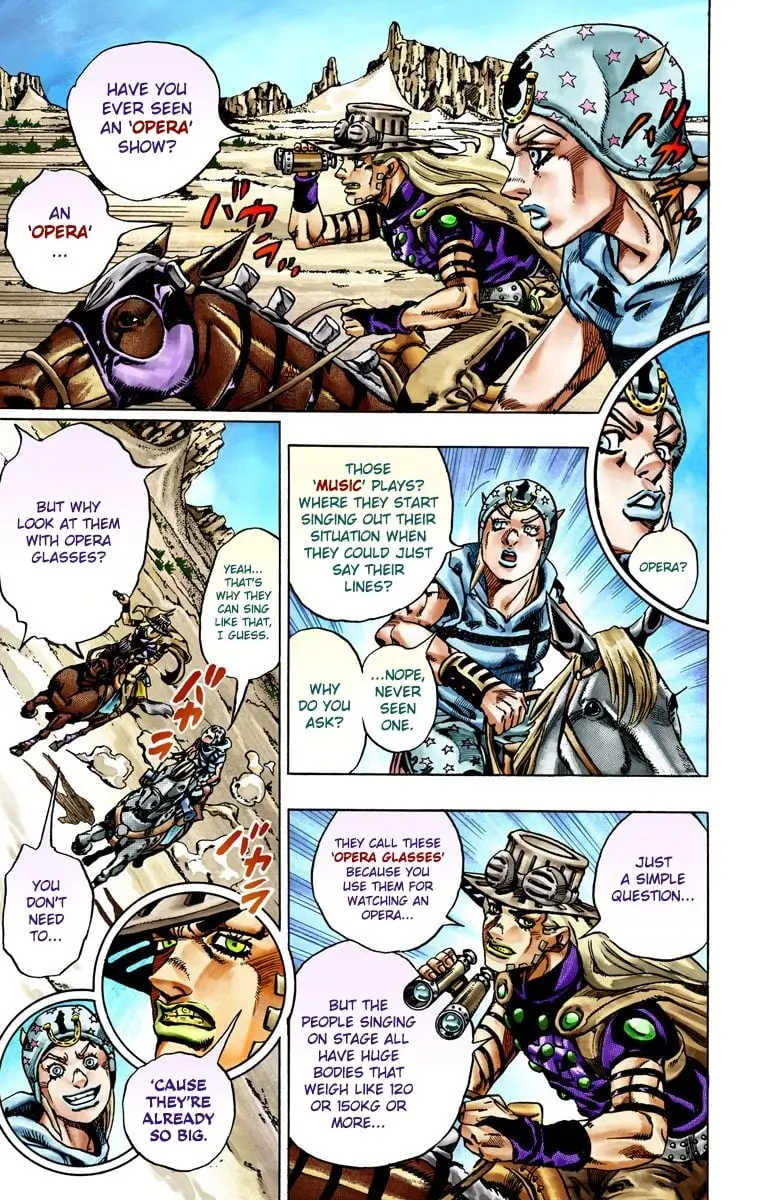 JoJo's Bizarre Adventure Steel Ball Run Colored Manga — Chapter 25 — Page 43