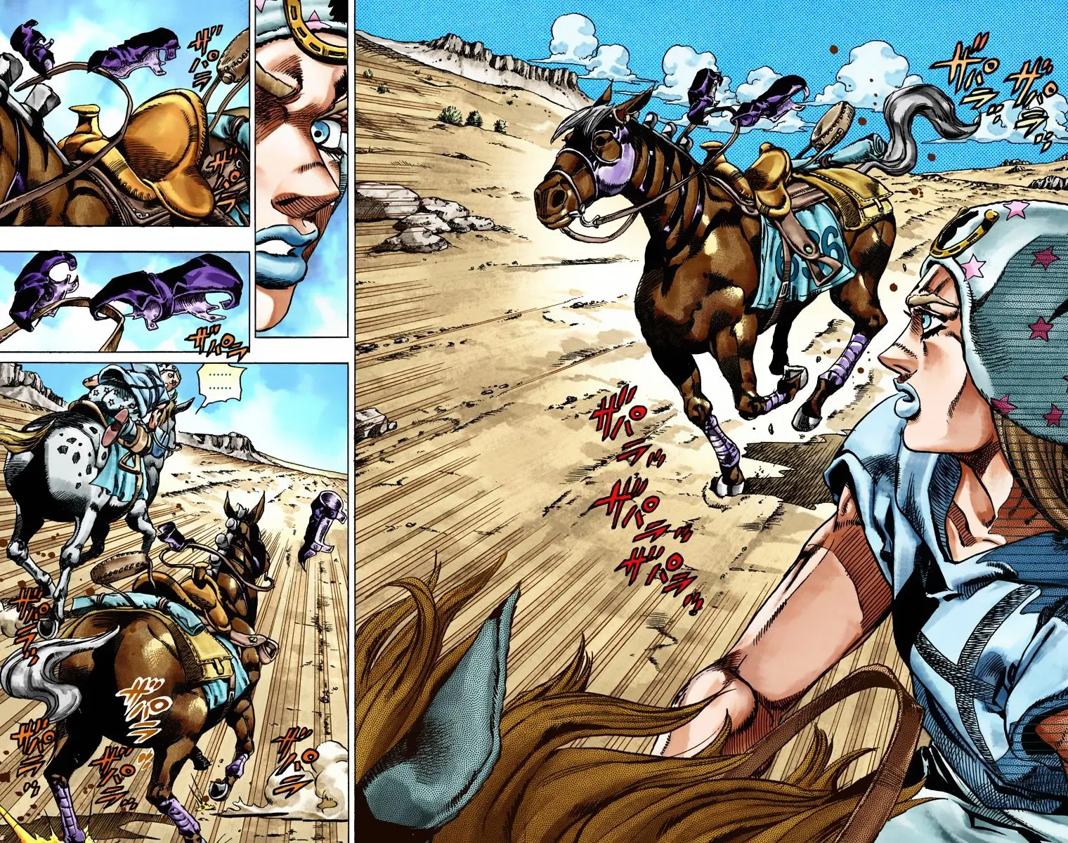 JoJo's Bizarre Adventure Steel Ball Run Colored Manga — Chapter 25 — Page 46